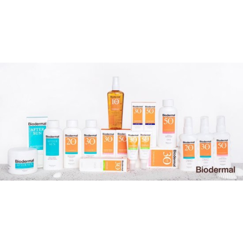 Biodermal Ultralight Sun Fluid - Sunscreen with SPF50+ - with hyaluronic acid - Facial sunscreen