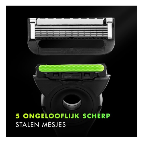 GilletteLabs With Exfoliating Bar By Gillette - Magnetic Holder - 1 Razor - 1 Razor Blade