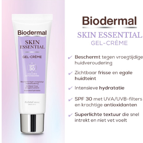 Biodermal Skin Essential day cream - An all-in-one day cream SPF 30 with powerful antioxidants and hyaluronic acid - 50 ml