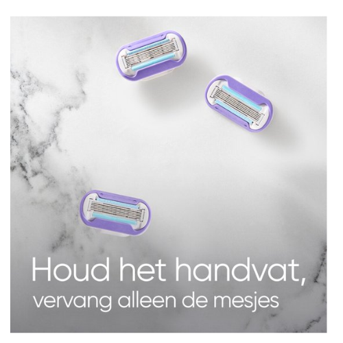 Gillette Venus Extra Smooth Swirl Razor Blades For Women - 8 Refill Blades