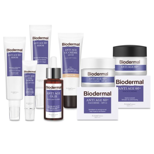 Biodermal Anti Age night cream 40+ - Night cream with niacinamide & peptide - Restores skin condition and firms - 50ml