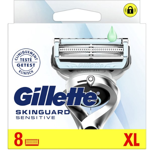 Gillette SkinGuard Sensitive Razor Blades - For Men - Pack of 8
