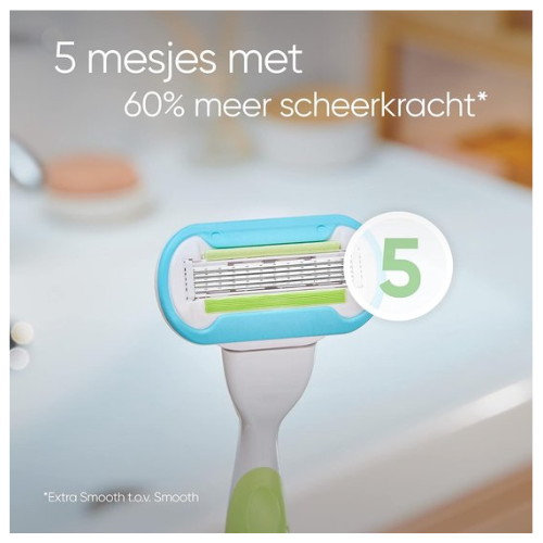 Gillette Venus Extra Smooth - Razor Blades For Women - 8 Refill Blades with Skin Cushion