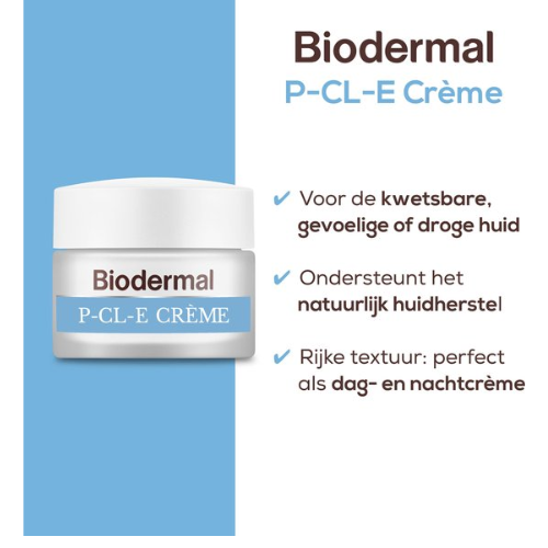 Biodermal P-Cl-E cream - Day cream - This day cream supports the recovery capacity of dry skin - dry skin face cream - facial care - 50 ml