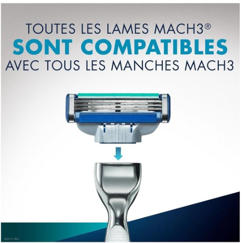 Gillette Mach3 Turbo Shaving System + 1 Razor Blade Men