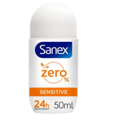 Sanex Deo Roller - Zero Sensitive 3 x 50 ml