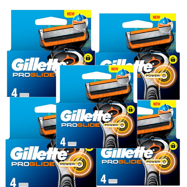 Gillette - ProGlide Power - Scheermesjes/Navulmesjes - 20Stuks