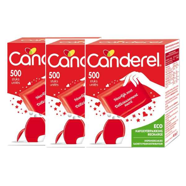 Canderel Navulling - 3x 500 stuks