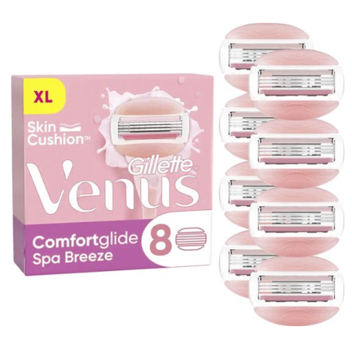 Gillette Venus ComfortGlide Spa Breeze Razor Blades 8 pcs