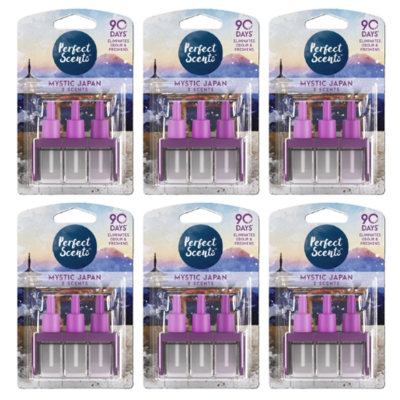 Perfect Scents 3Volution Navulling Mystic Japan - 6 x 20 ml