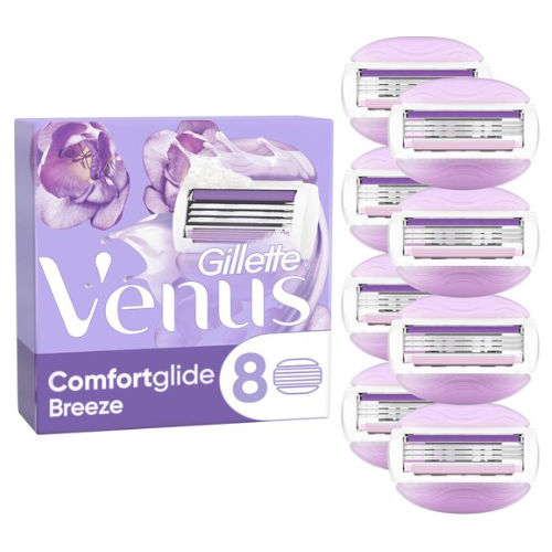 Gillette Venus Comfortglide Breeze Razor Blades For Women - 8 Refills