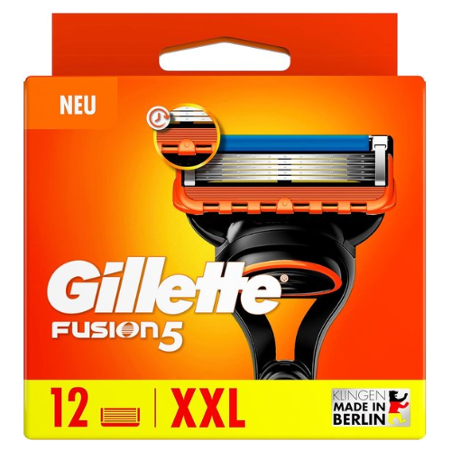 Gillette Fusion5 Razor Blades For Men - Pack of 12