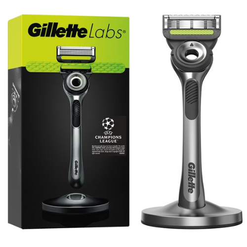 GilletteLabs With Exfoliating Bar By Gillette - Magnetic Holder - 1 Razor - 1 Razor Blade