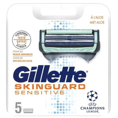 Gillette Skinguard Sensitive 5 Pieces - Refill Blades
