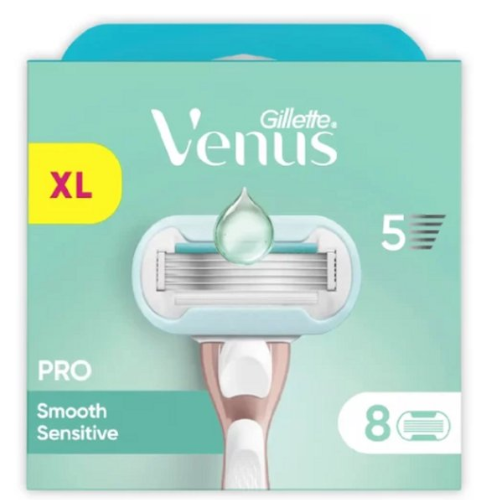 Gillette Venus Pro Smooth Sensitive Women's Razor Blades - 8 Refills