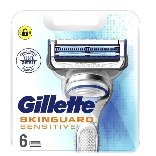 GILLETTE SKINGUARD SENSITIVE Razor Blades 6 pcs