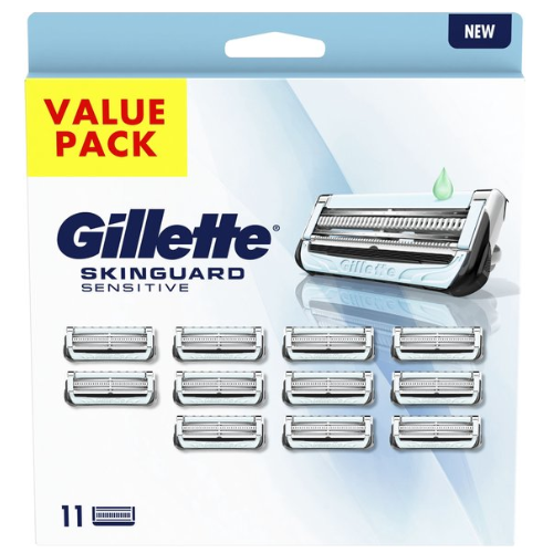 Gillette SkinGuard Sensitive - Refill Blades - For Men - 11 Refill Blades