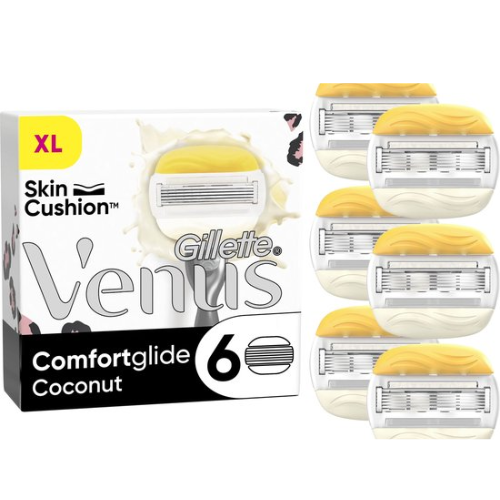 Gillette Venus Razor Blades Comfortglide Coconut - 6 Refill Blades
