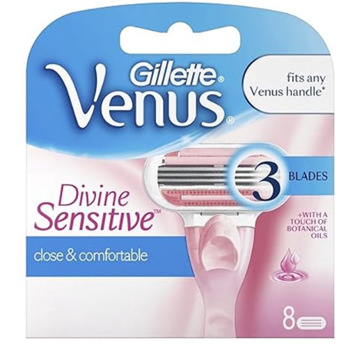 Gillette Venus Divine Razor Blades - Pack of 8