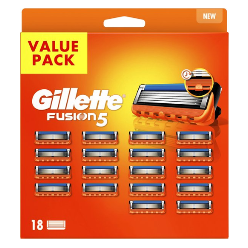 Gillette Fusion5 - Refill Blades - For Men - 18 Refill Blades