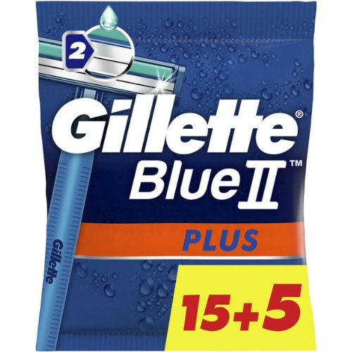 Gillette Disposable Razors Blue 2 Plus - Pack of 20