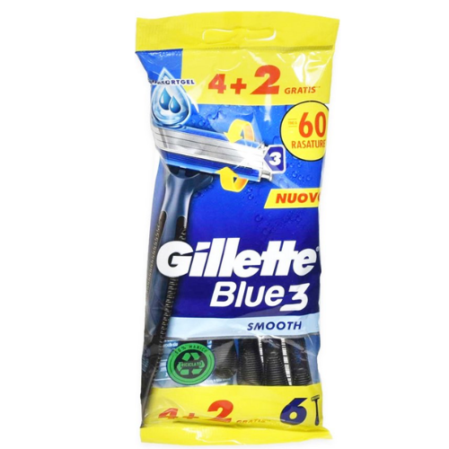 Gillette Blue3 Smooth 4+2 pieces