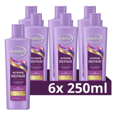 Andrélon - Shampoo - Intense Repair - 6 x 250 ml