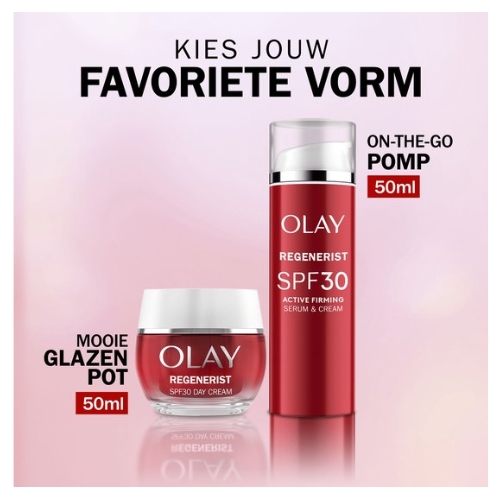 Olay Regenerist Dagcrème met SPF30 - Actief verstevigende hydraterende gezichtscrème - 50 ml