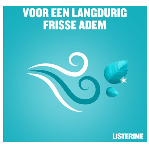 LISTERINE Cool Mint mondwater - verfrissende mondspoeling - voordeelverpakking - 4x750ml