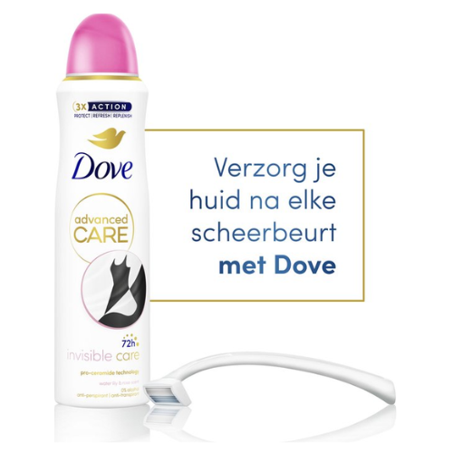 Dove Advanced Care Anti-Transpirant Deodorant Spray - Invisible Care -Voordeelverpakking -  6 x 150 ml