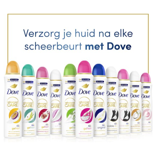 Dove Advanced Care Anti-Transpirant Deodorant Spray - Invisible Care -Voordeelverpakking -  6 x 150 ml
