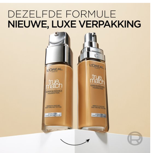 L’Oréal Paris - True Match Foundation - 0.5.N - Natuurlijk Dekkende Foundation met Hyaluronzuur en SPF 16 - 30 ml - Vegan