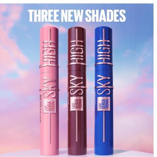 Maybelline New York - Lash Sensational Sky High - Very Black - Zwart - Lengte Mascara - 3 x 7,2ml