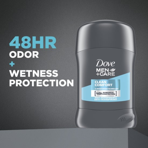 Dove Men Care Clean Comfort Deodorant Man - Deo Stick Man - 48h Frisse en Verzorgde Oksels - 3 x 50 ml