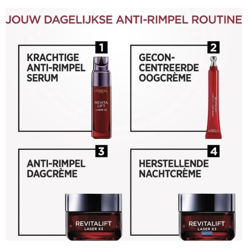 L'ORÉAL PARIS Night Cream Revitalift Laser X3, 50 ml