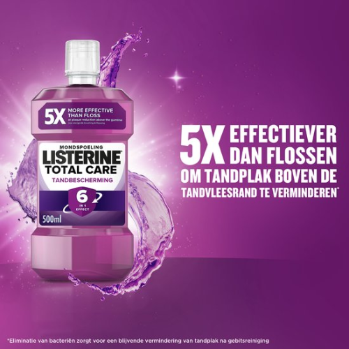 LISTERINE Mouthwash Total Care Dental Protection - mouthwash - complete protection for strong teeth - 3 x 500 ml