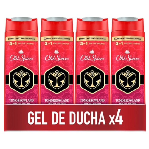 Old Spice Tomorrowland Rockstar Douchegel 3 in 1 - 4 x 400ml