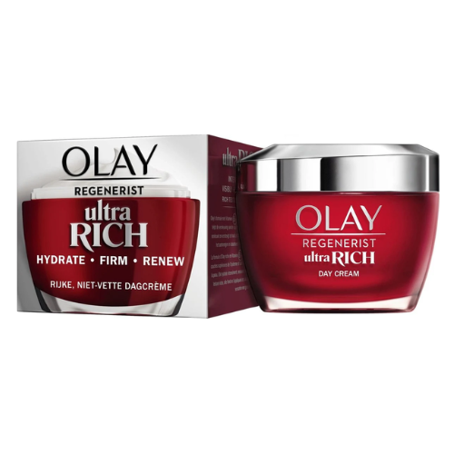 Olay Regenerist Dagcrème - Ultra Rich hydraterende crème met niacinamide - peptiden en sheaboter - 50ml