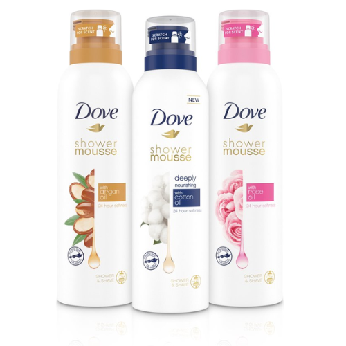 Dove Shower Mousse - Mix - 3 x 200 ml - Voordeelverpakking