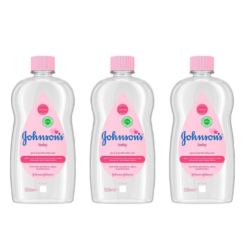 Johnson's - Baby Olie - Normaal - voordeelverpakking - 3 x 500ml
