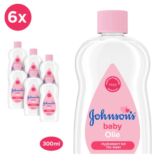 Johnson's - Baby Olie - Normaal - voordeelverpakking - 6 x 300ml