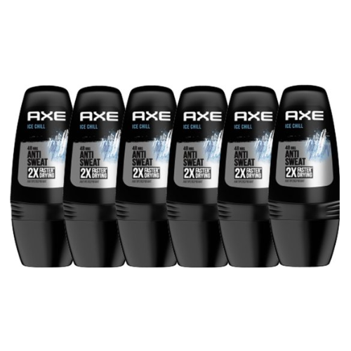 Axe Deororant Roller Ice Chill - voordeelverpakking - 6 x  50 ml