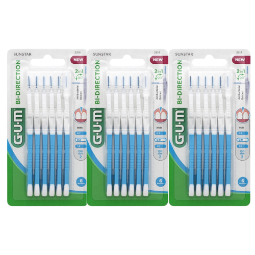 GUM BI-DIRECTION | 0.9 |  ISO size 2 - voordeelverpakking - 3stuks