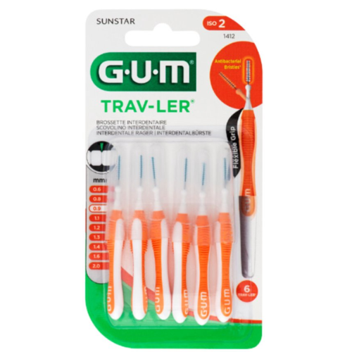 GUM Trav-ler Ragers 0.9mm Oranje - ISO 2