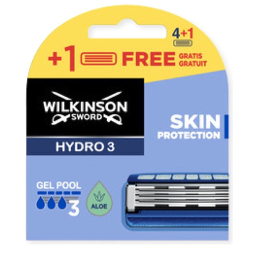 Wilkinson - Hydro 3 - Skin - Protection - 4+1 Stuks