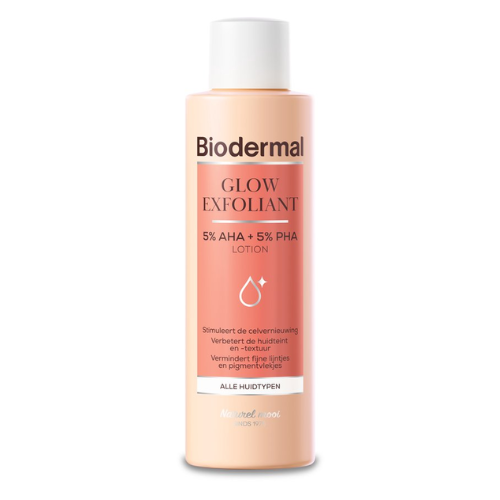 Biodermal Glow Exfoliant - een milde, effectieve exfoliërende lotion - Parfumvrij - 150 ml