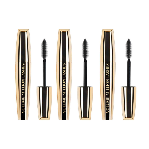 L’Oréal Paris - Volume Million Lashes Zwarte Volume Mascara - Classic - Black - Zwart - 10,7 ml  voordeelverpakking - 3 Stuks