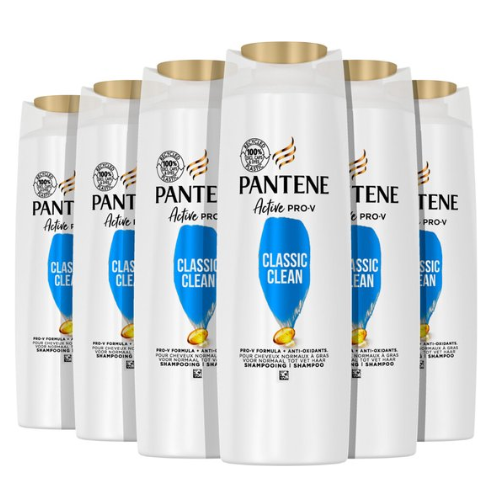 Pantene Shampoo - Classic Clean -Voordeelverpakking  6 x 400ml