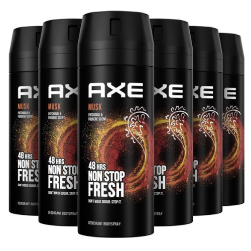 AXE Deodorant Bodyspray - Musk - 6 x 150 ml - Voordeelverpakking