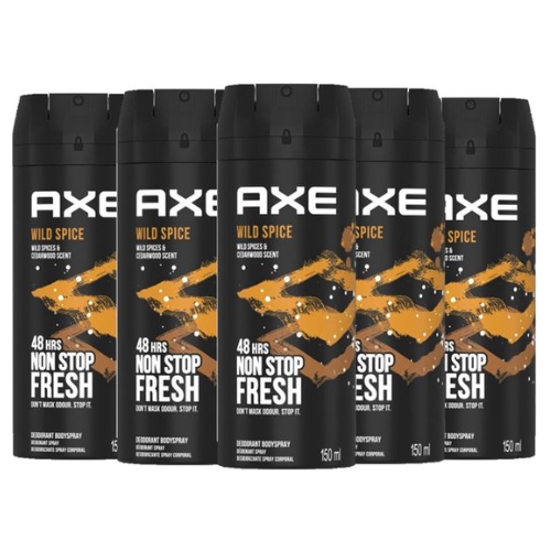 AXE Deo Spray Wild Spice - Voordeelverpakking 6 x 150 ml
